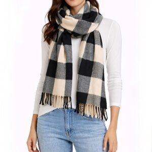 J.Crew Classic Buffalo Check Plaid Scarf